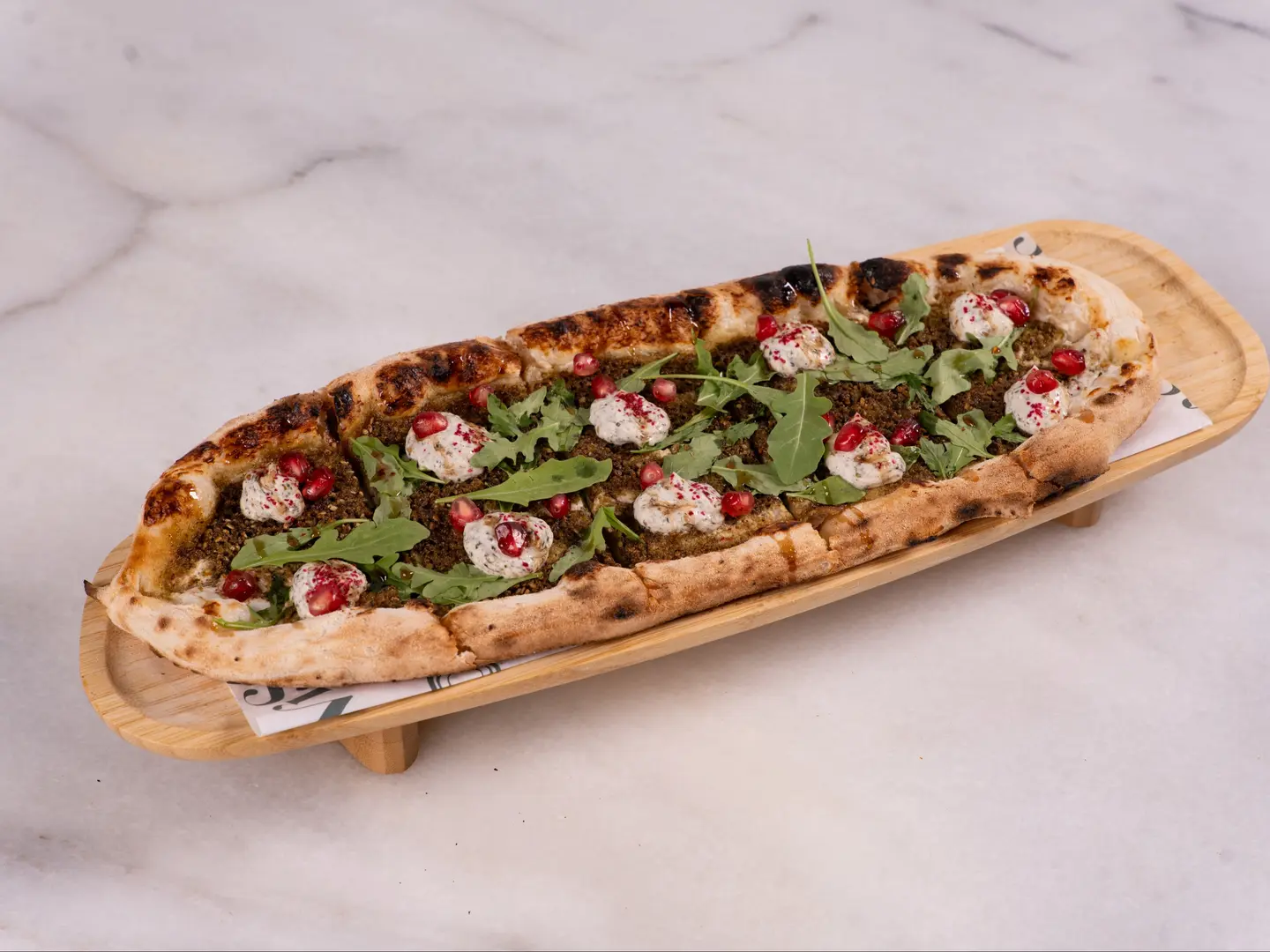 Flat Bread Labneh With Thyme