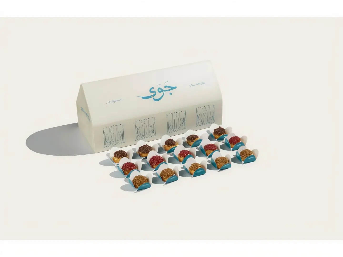 تشوكس ميكس بيكان وتوت أحمر وتشوكلت كنافة