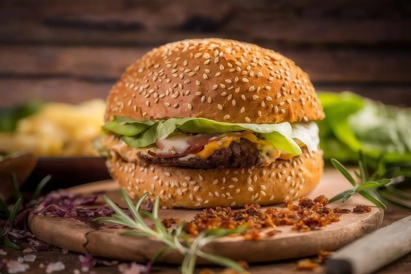 Local Beef Burger Meal