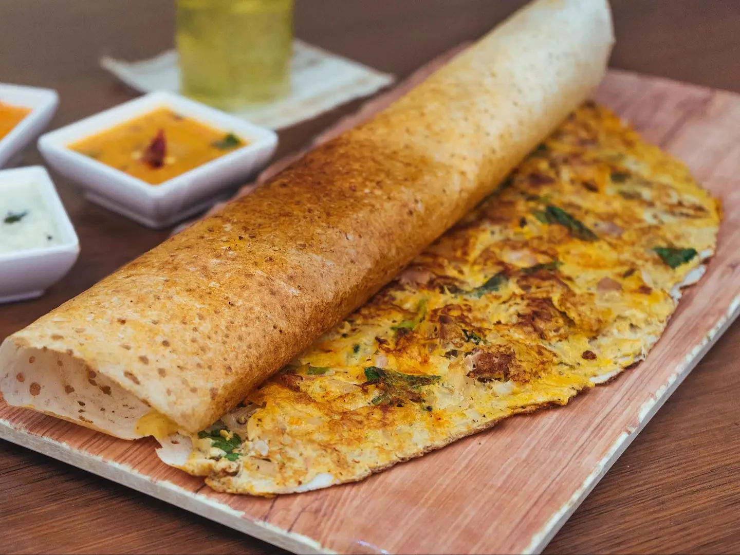 دوسا بالكاري (خيارات نباتية وغير نباتية)