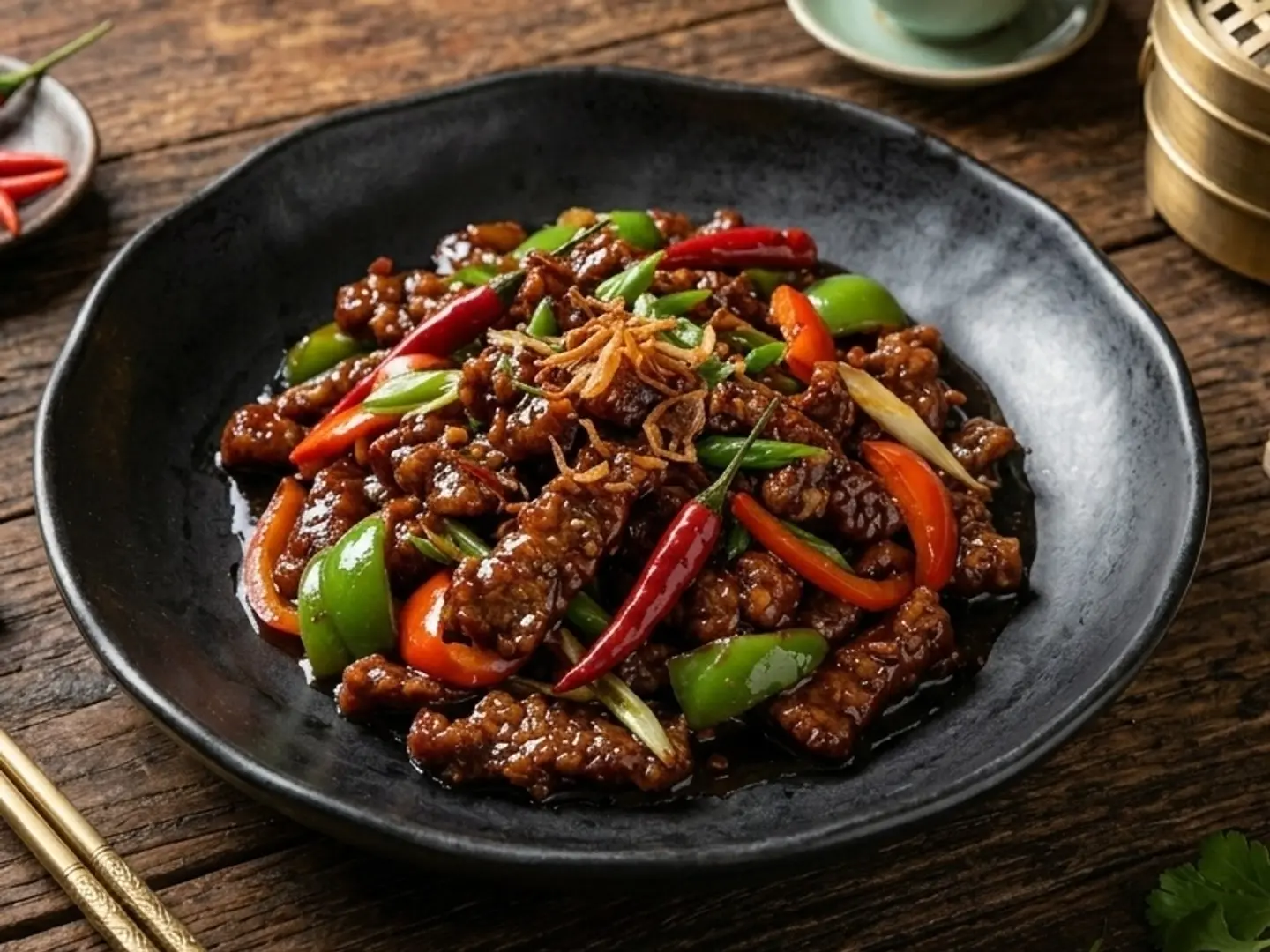 Dragon Beef Without Bread