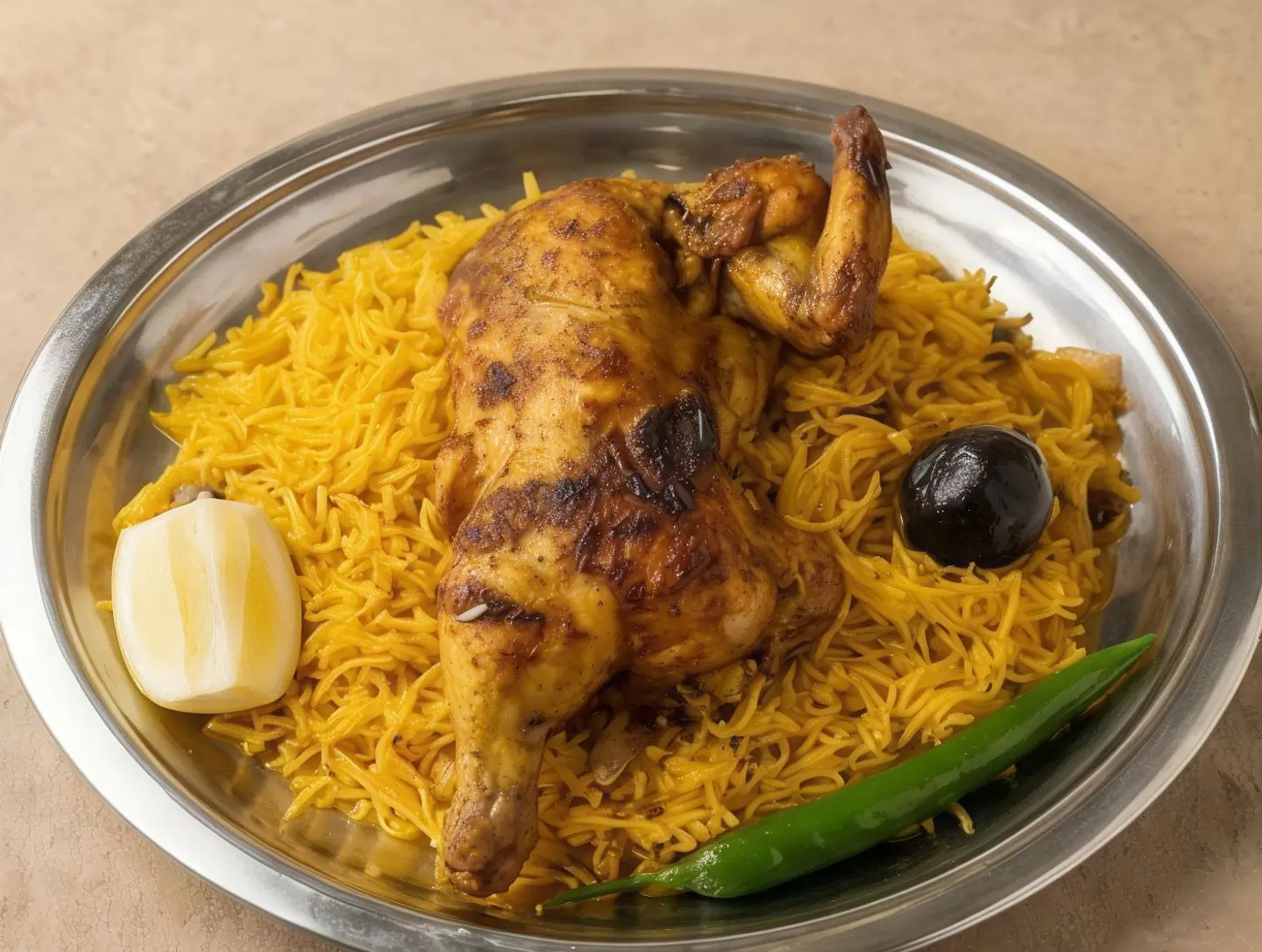 مدغوت دجاجة (نصف)