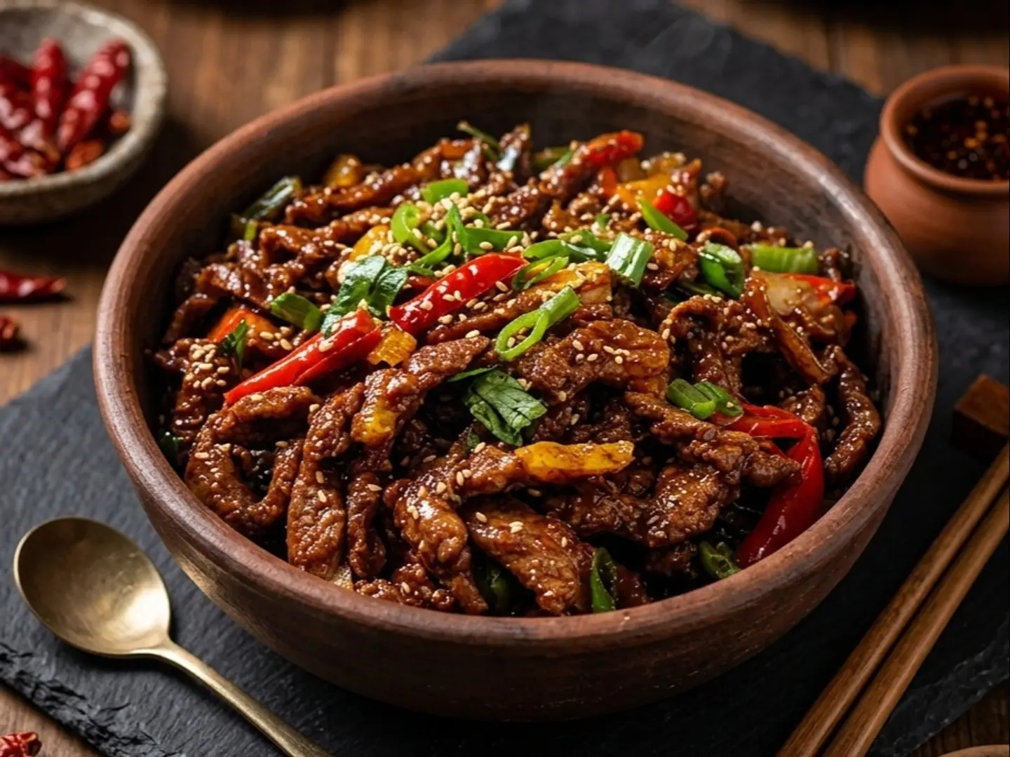 لحم بقري دراجون بدون خبز