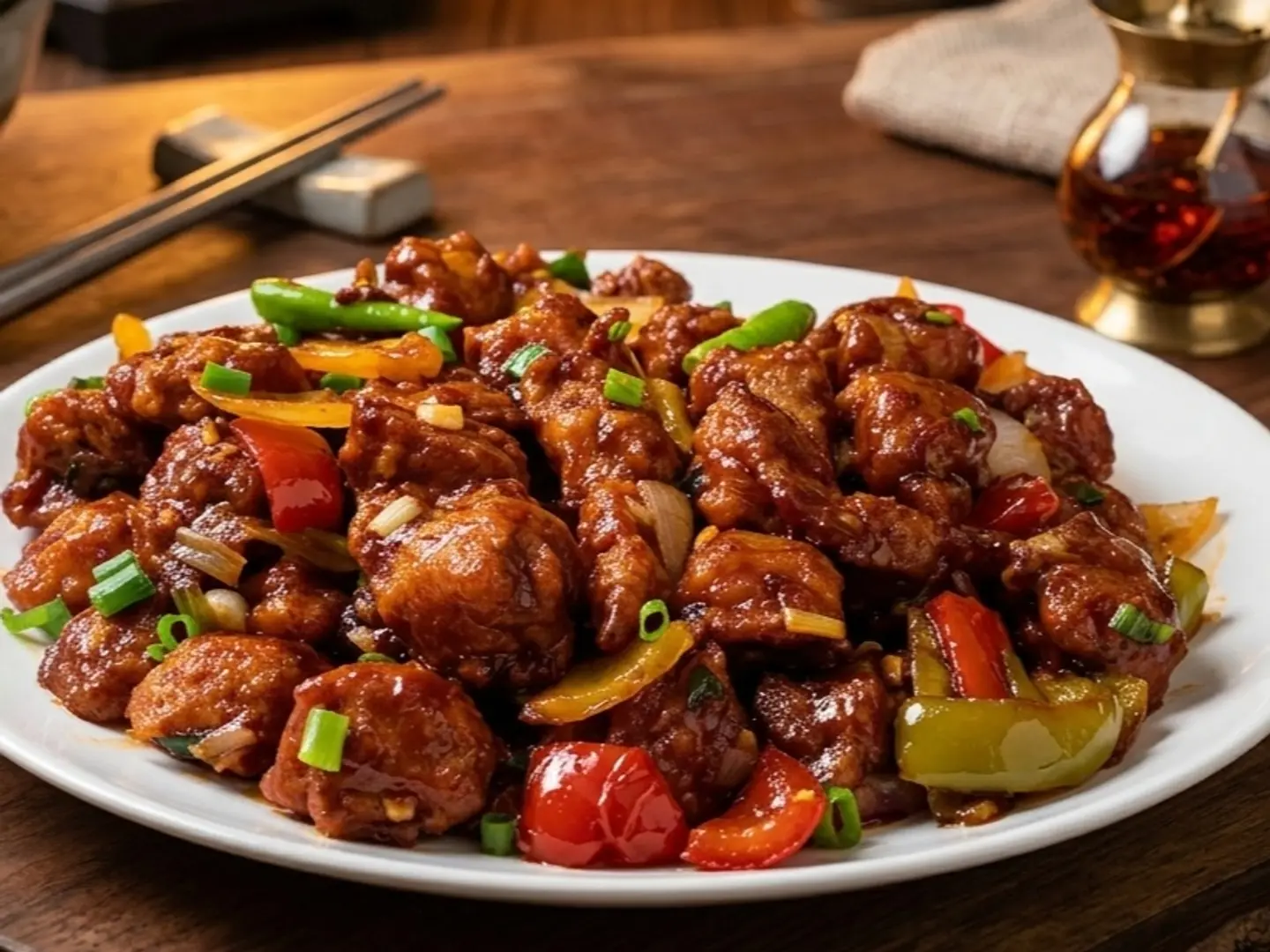 دجاج بالفلفل الحار