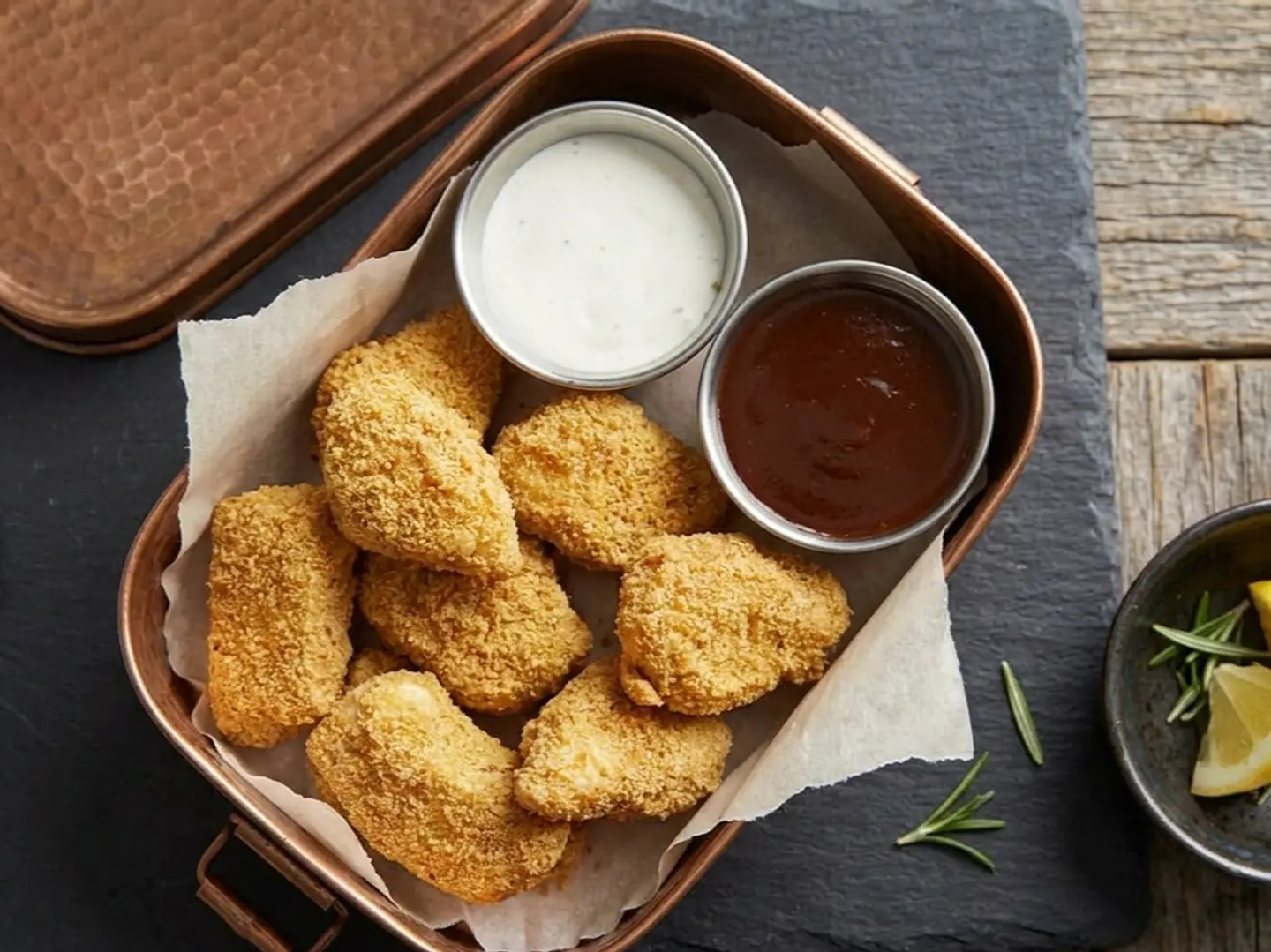 قطع ناجتس دجاج (٨ قطع) مع مشروب غازي وبطاطس مقلية