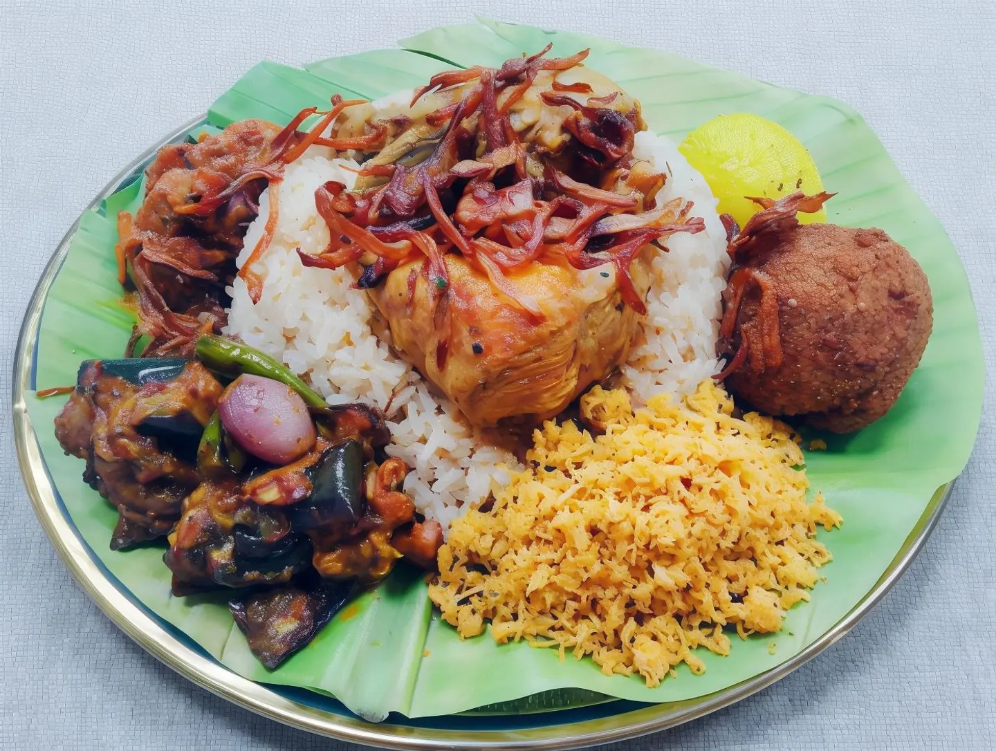 Lamprais A Ceylon Meal Wrapped In A Banana Leaf