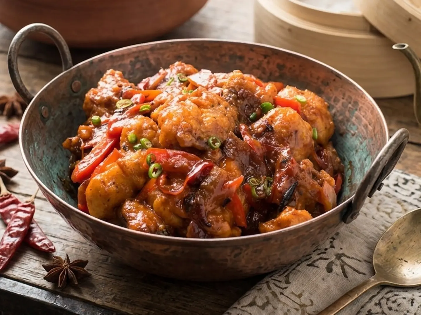 جوبي، بانير، فطر، أو مانشوريان خضروات