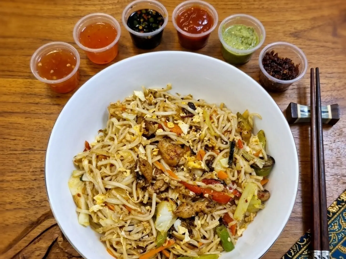 Fried Noodles (Chicken, Beef, Shrimp Or Combo)