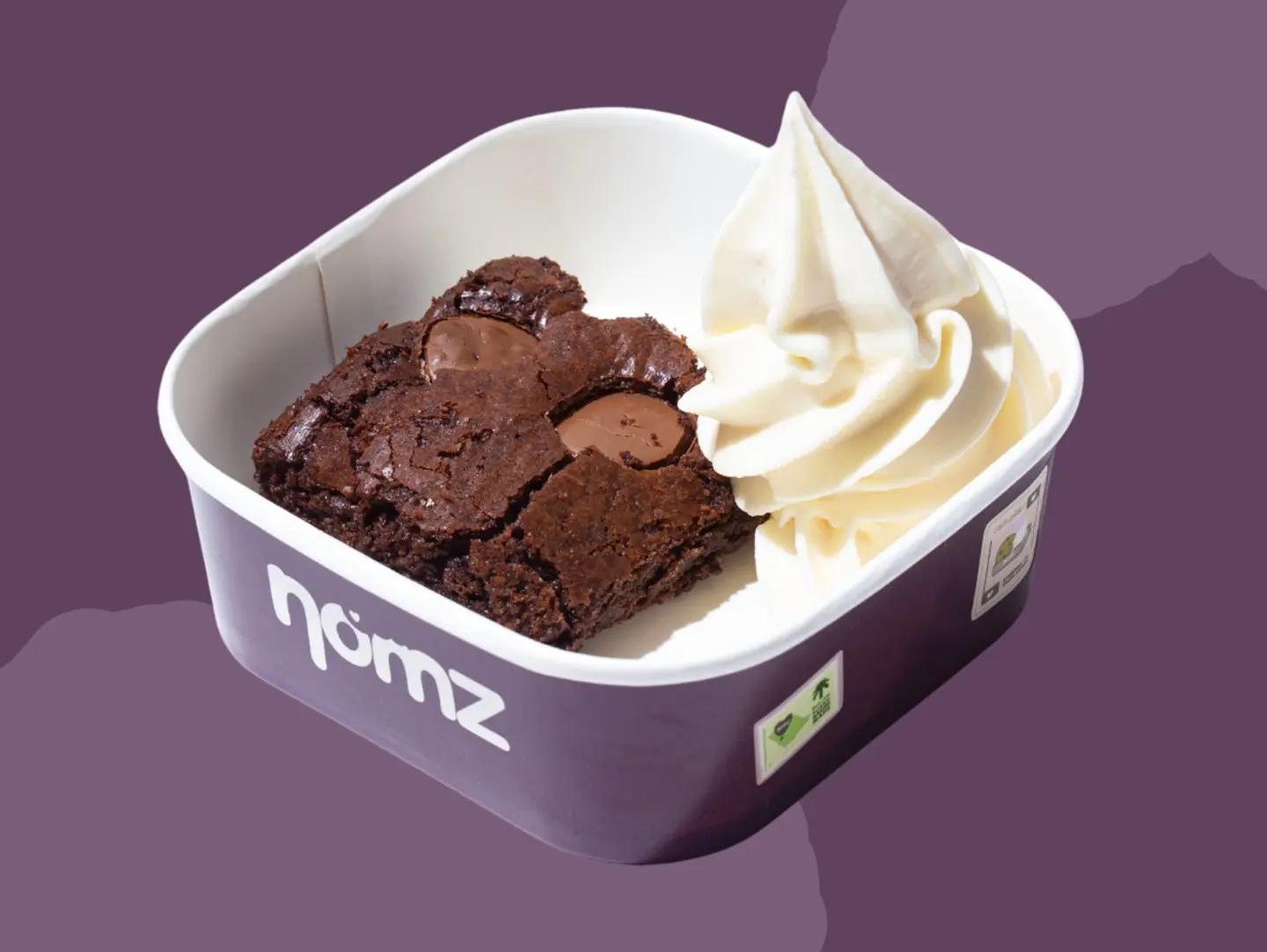 براونيز مع ايسكريم