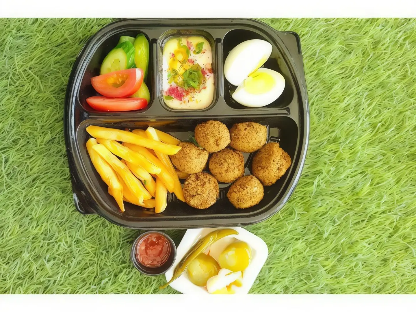 وجبه مشكل مع بيض