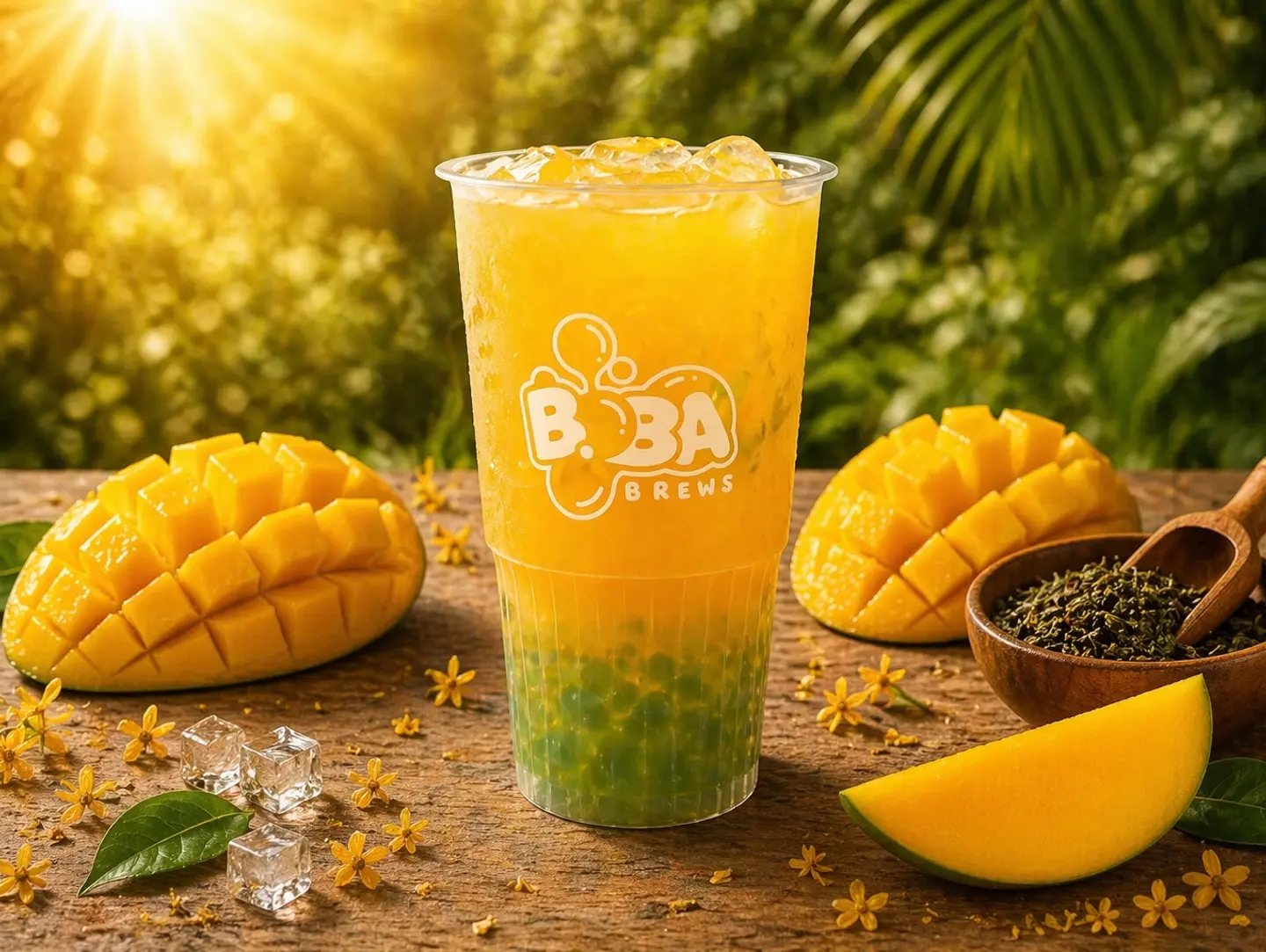 شاي فواكه بالمانجو - وسط