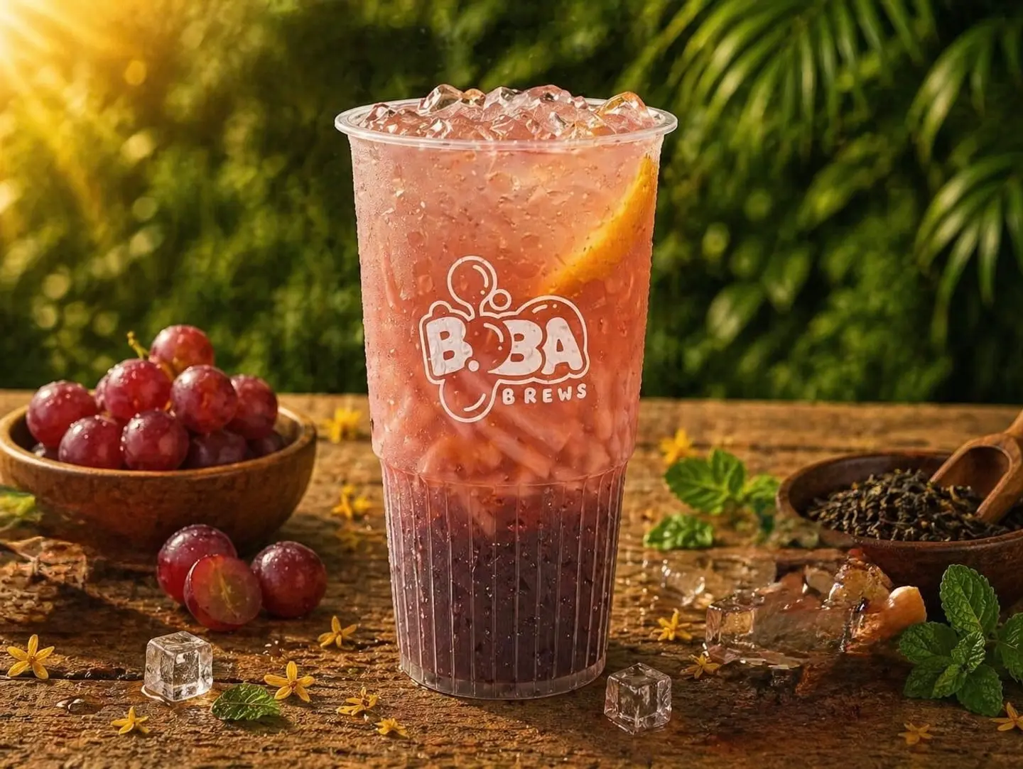 شاي فواكه بالعنب - وسط