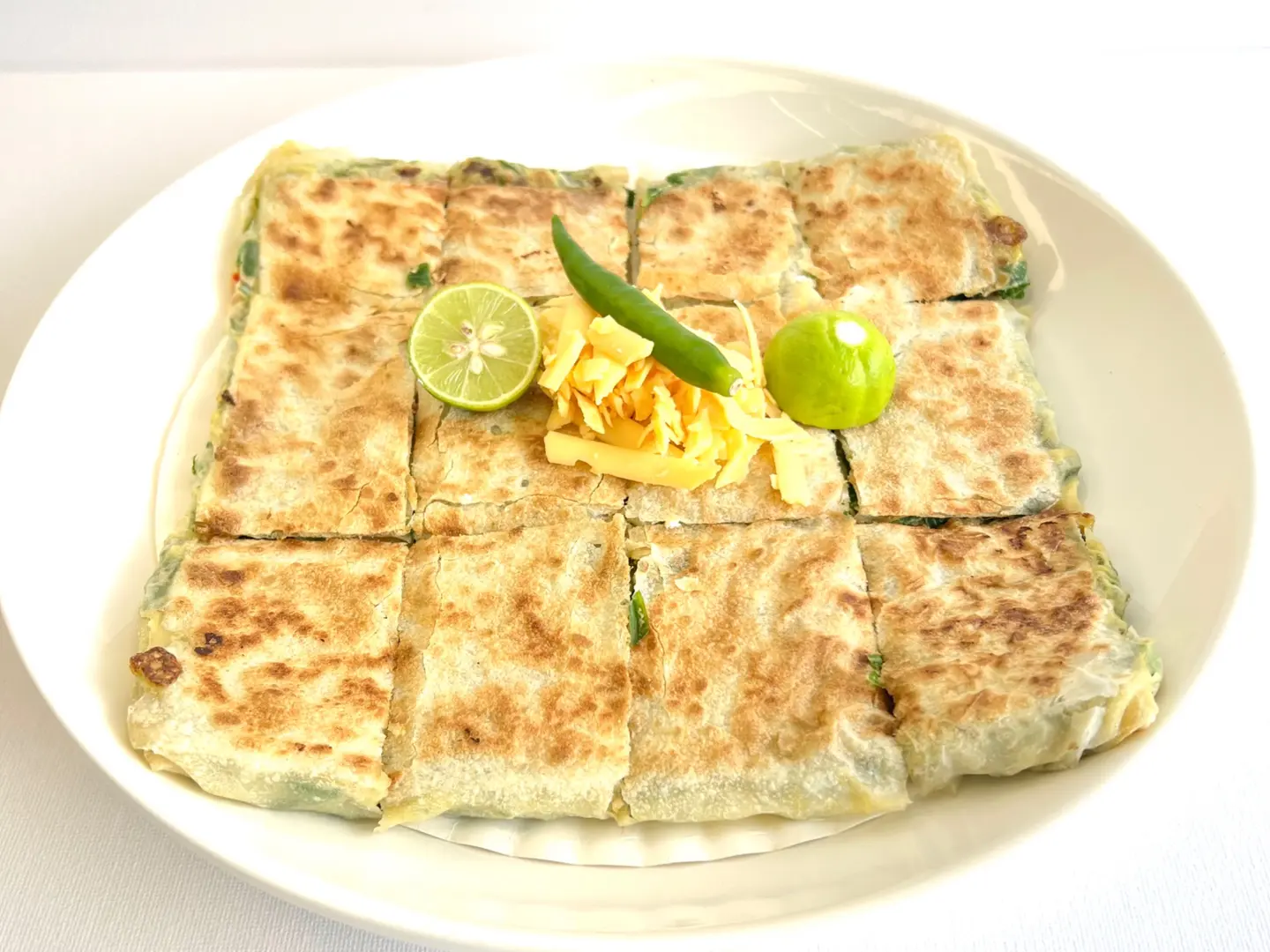 Vegetable Plate With Cheddar Cheese