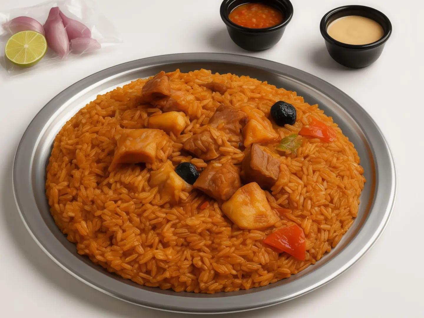 نفر مضغوط حاشي ارز احمر