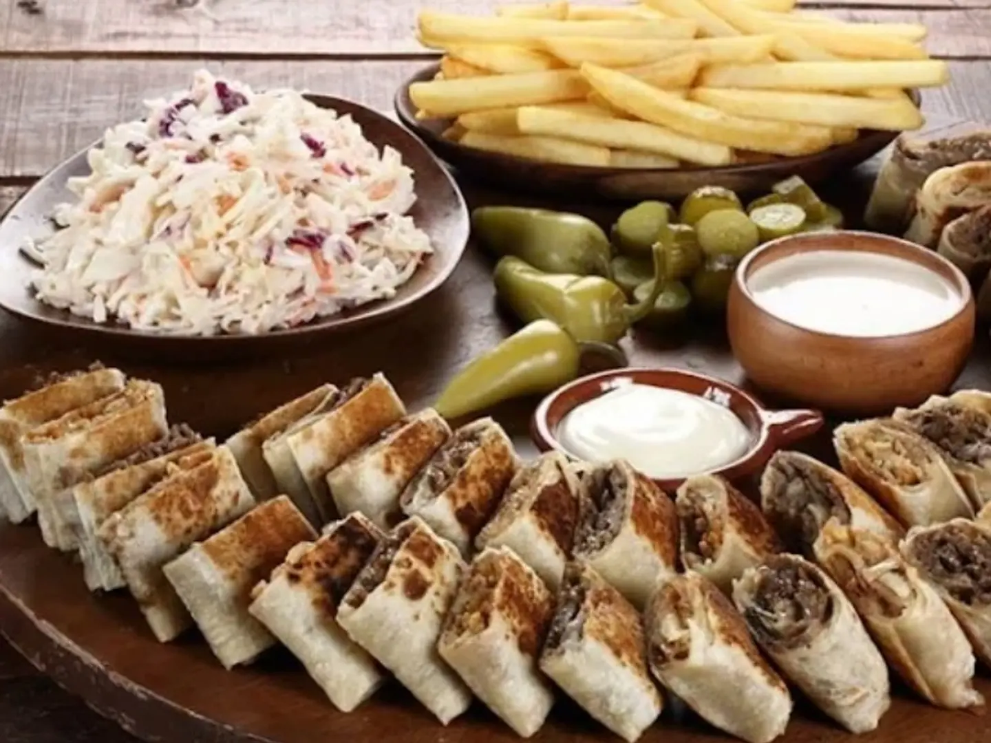 شاورما لحم عربي عائلي صغير