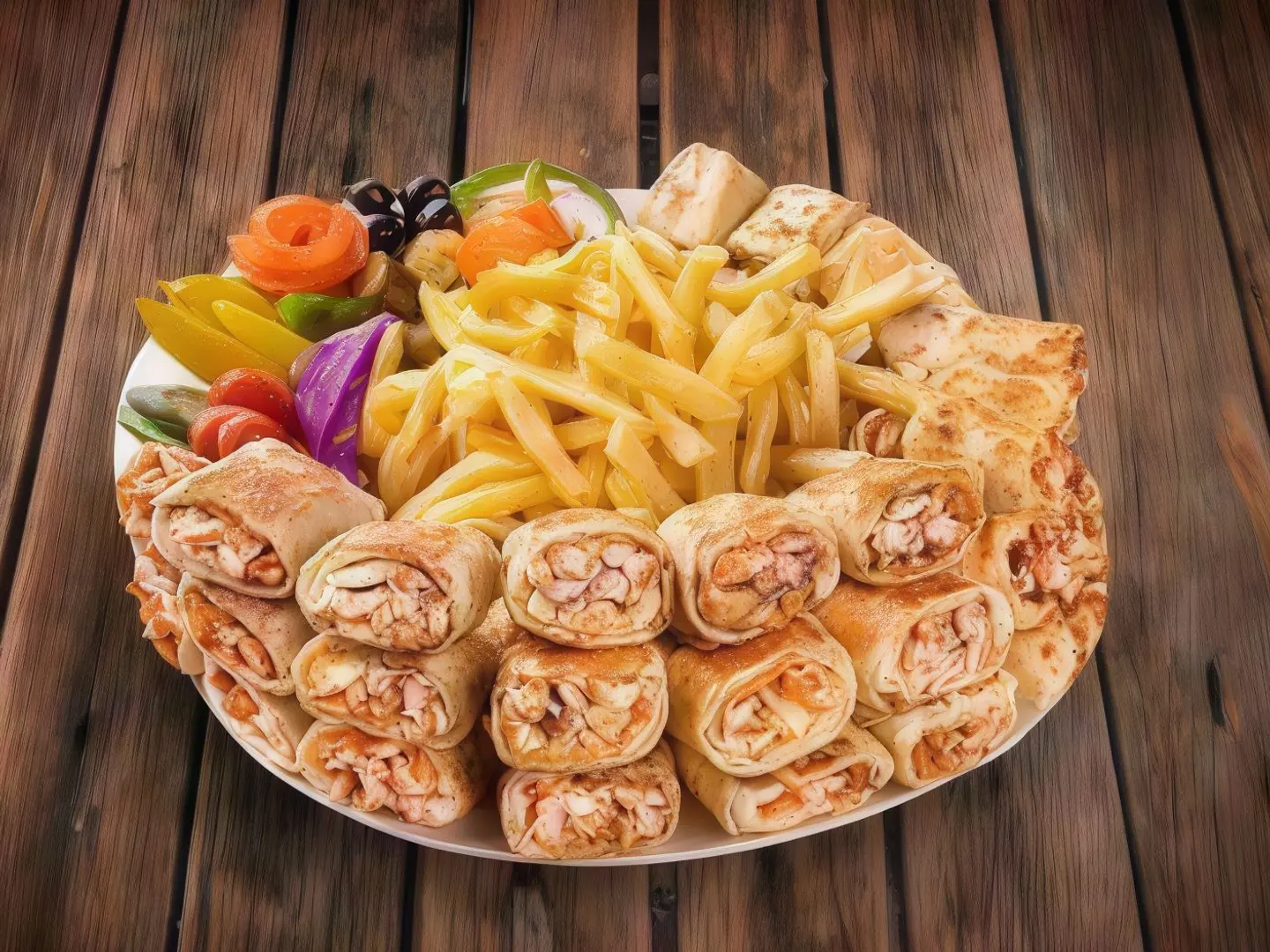 Arabic Shawarma, 30 Pieces Of Chicken