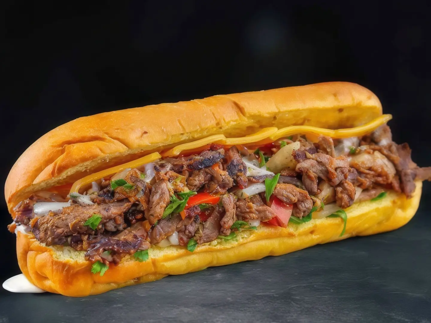 شاورما صامولي لحم صغير