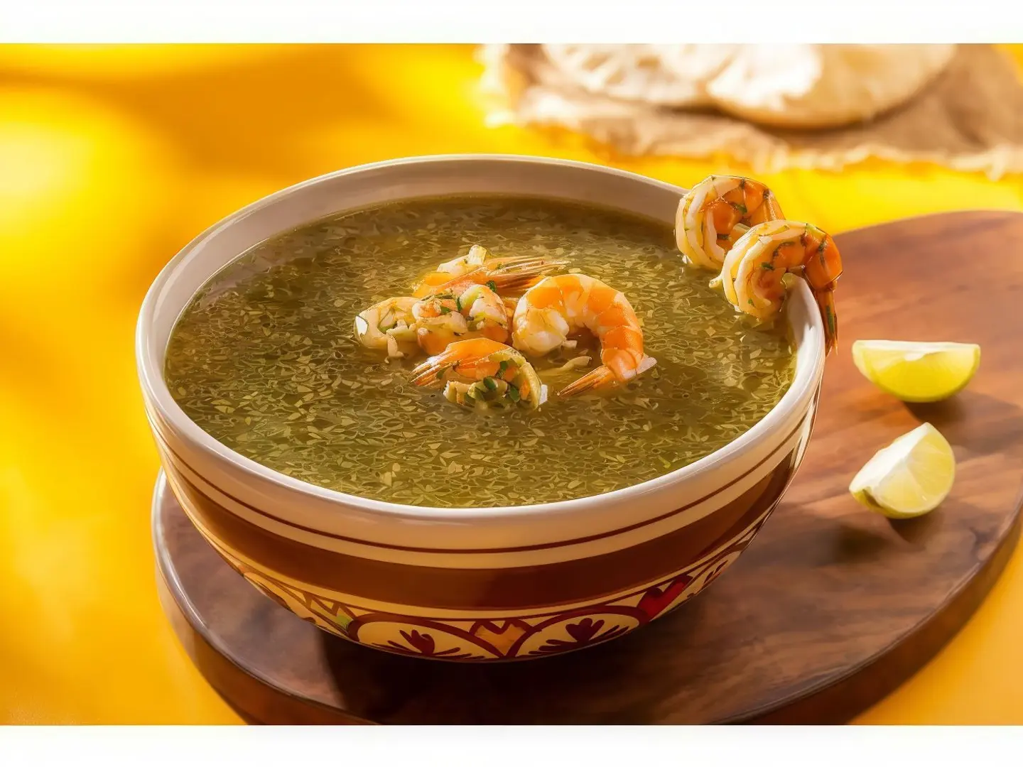 ملوخيه بالجمبري