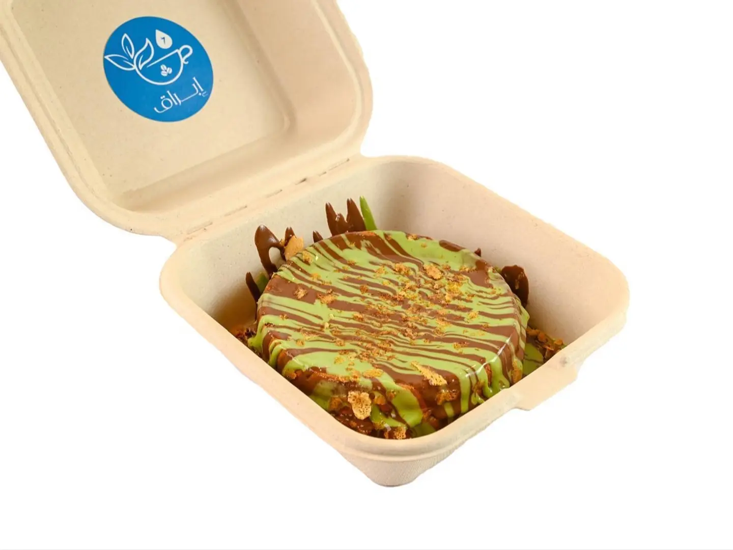 وافل صوص بلجيكي وبستاشيو