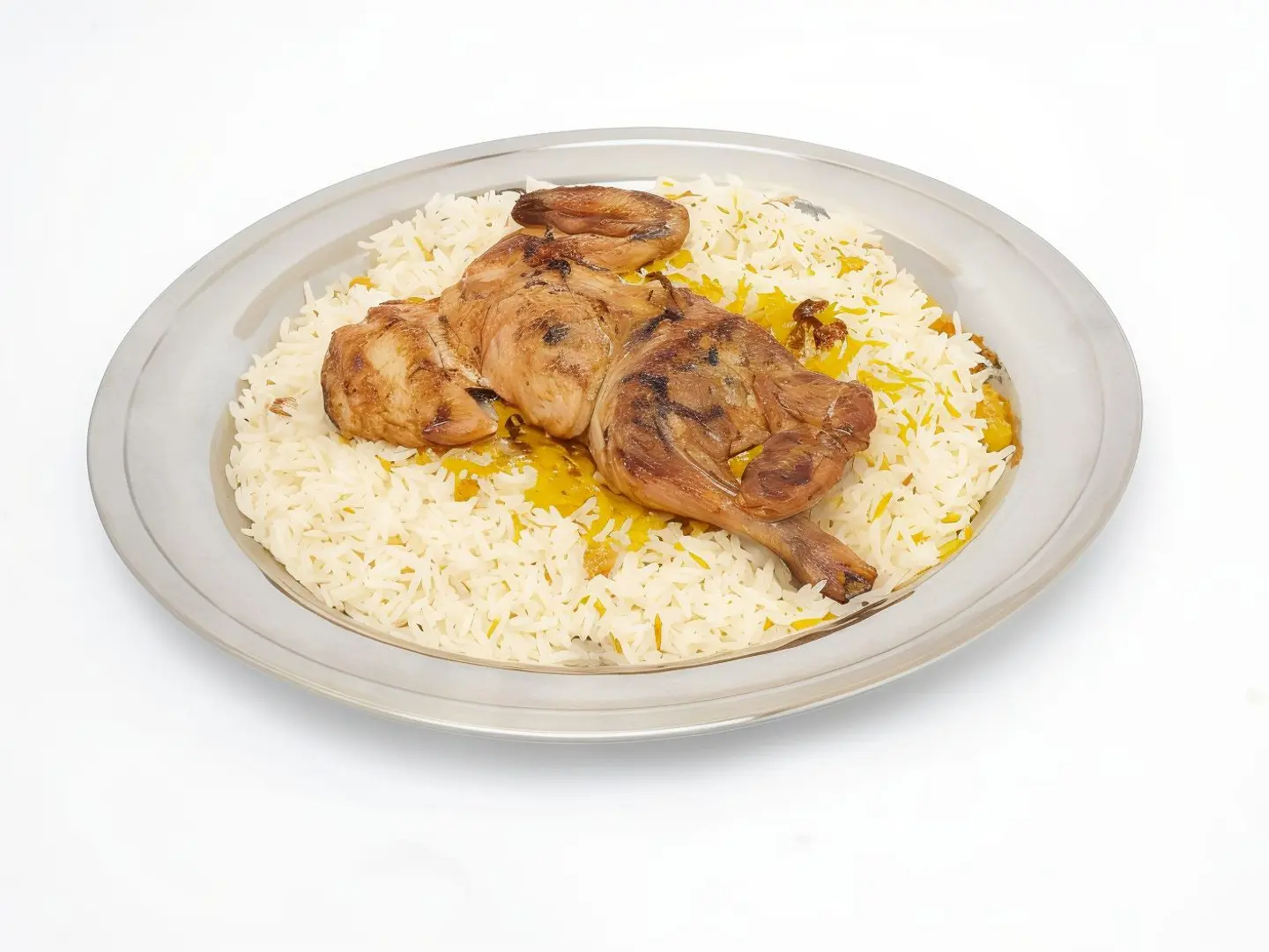 نصف حبة مظبي مع الأرز