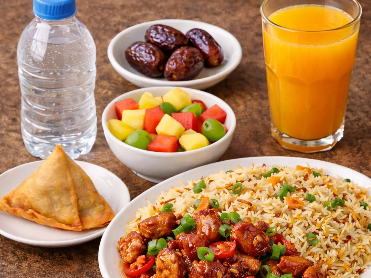 Fried Rice + Chilly Chicken Iftar Combo