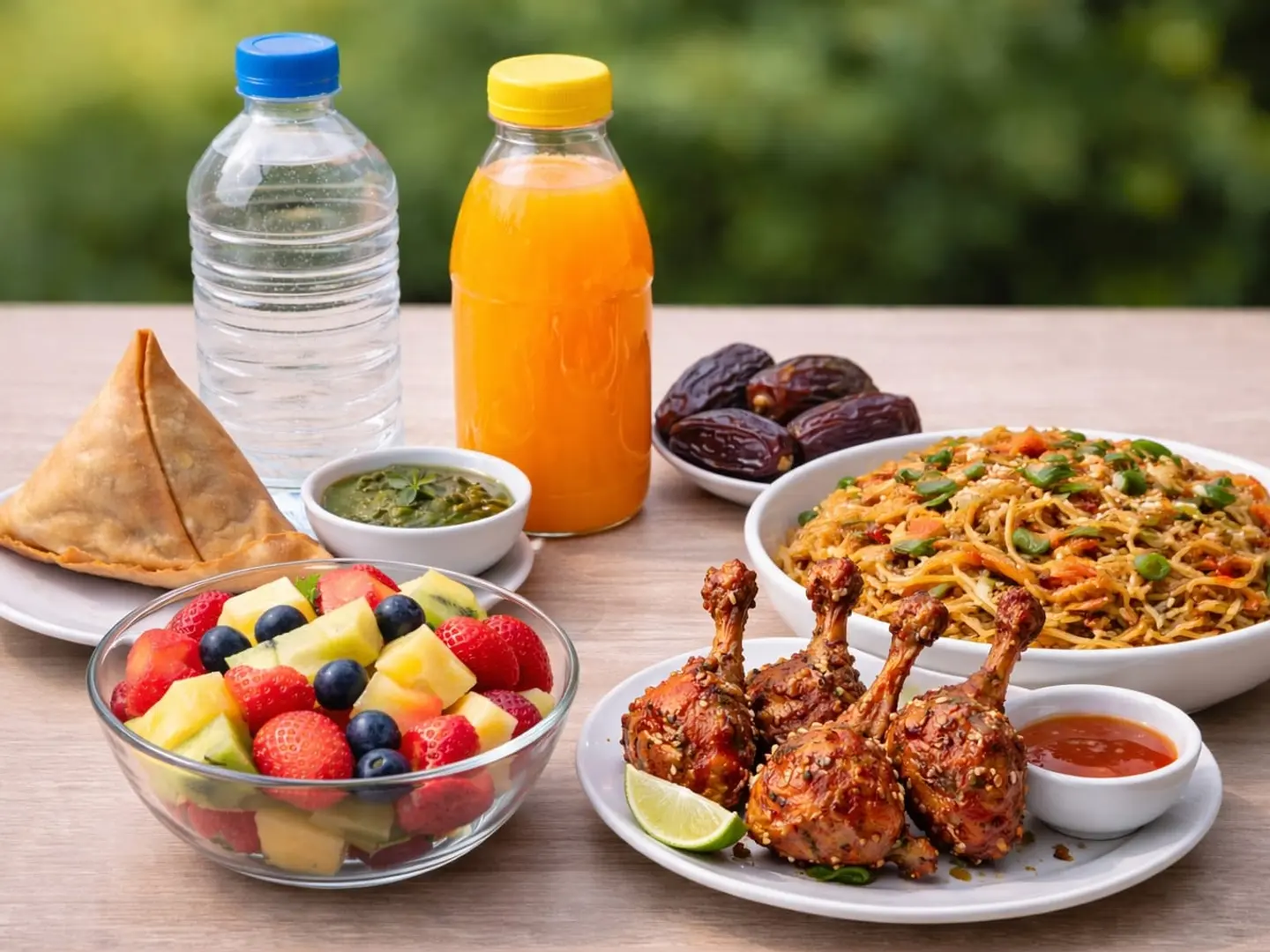 Noodles + Chicken Lollipop Iftar Combo