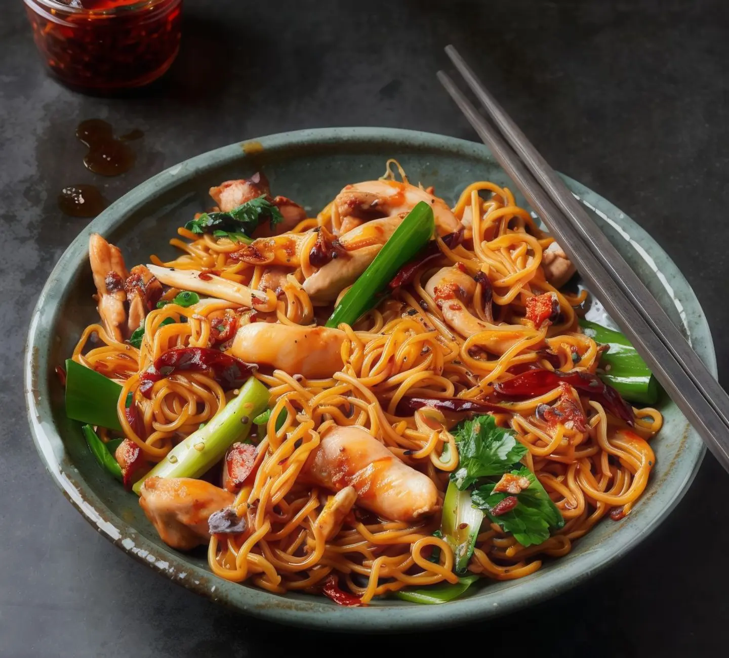 Chicken Schezwan Noodles