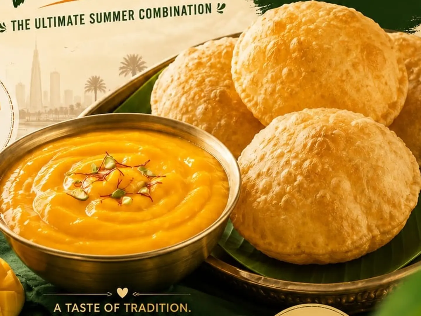 Aamras & Poodi