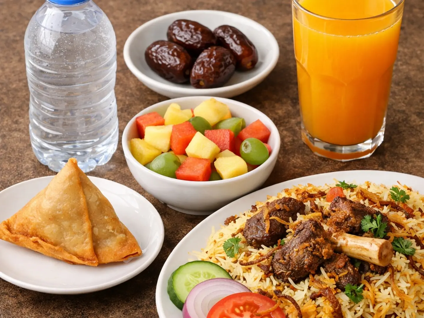 Mutton Biriyani Iftar Combo