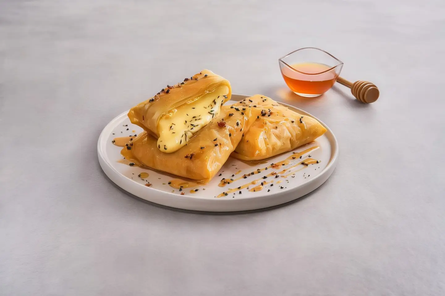 Cheddar Cheese And Honey Pie