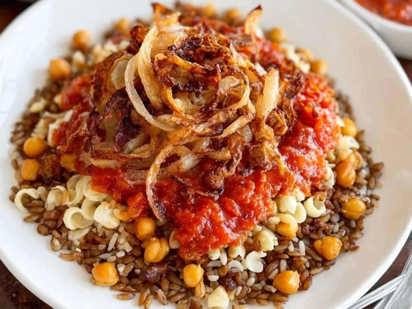 طبق كشري صغير