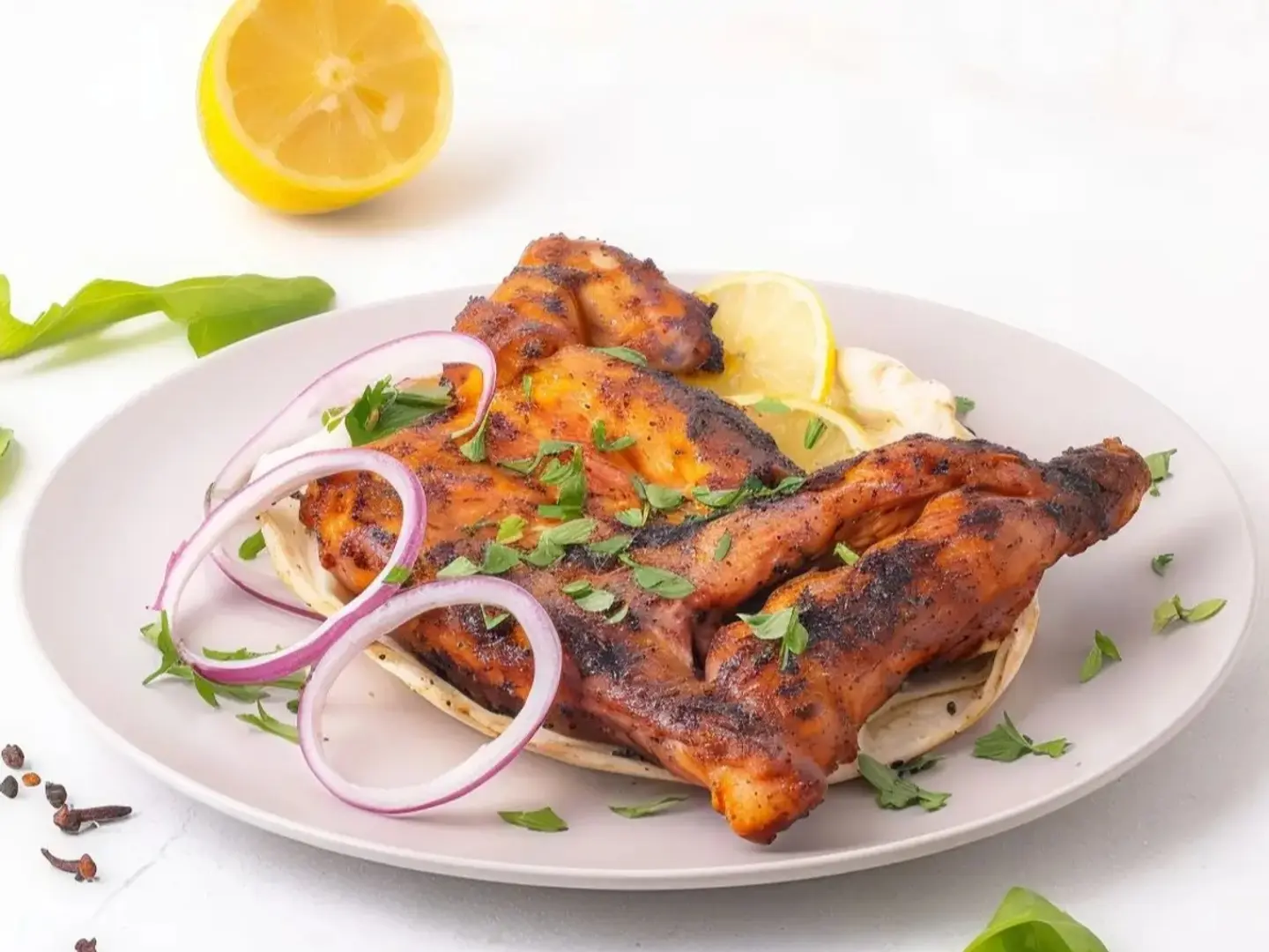 نص دجاج تكا