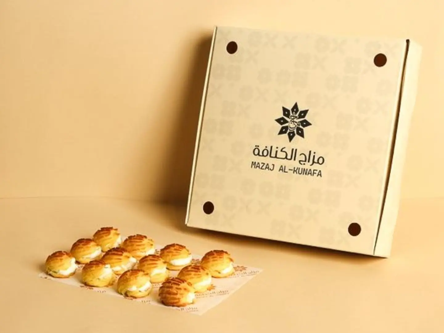 بلح مشوي قشطة - صغير