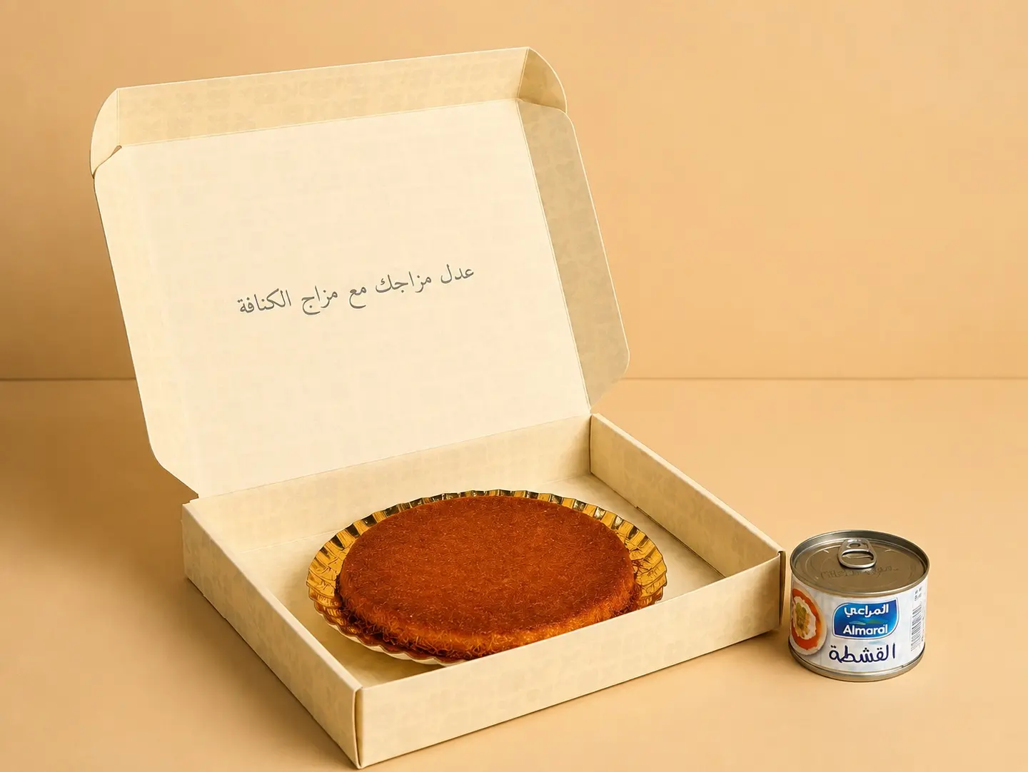 كنافة بالقشطة - صغير