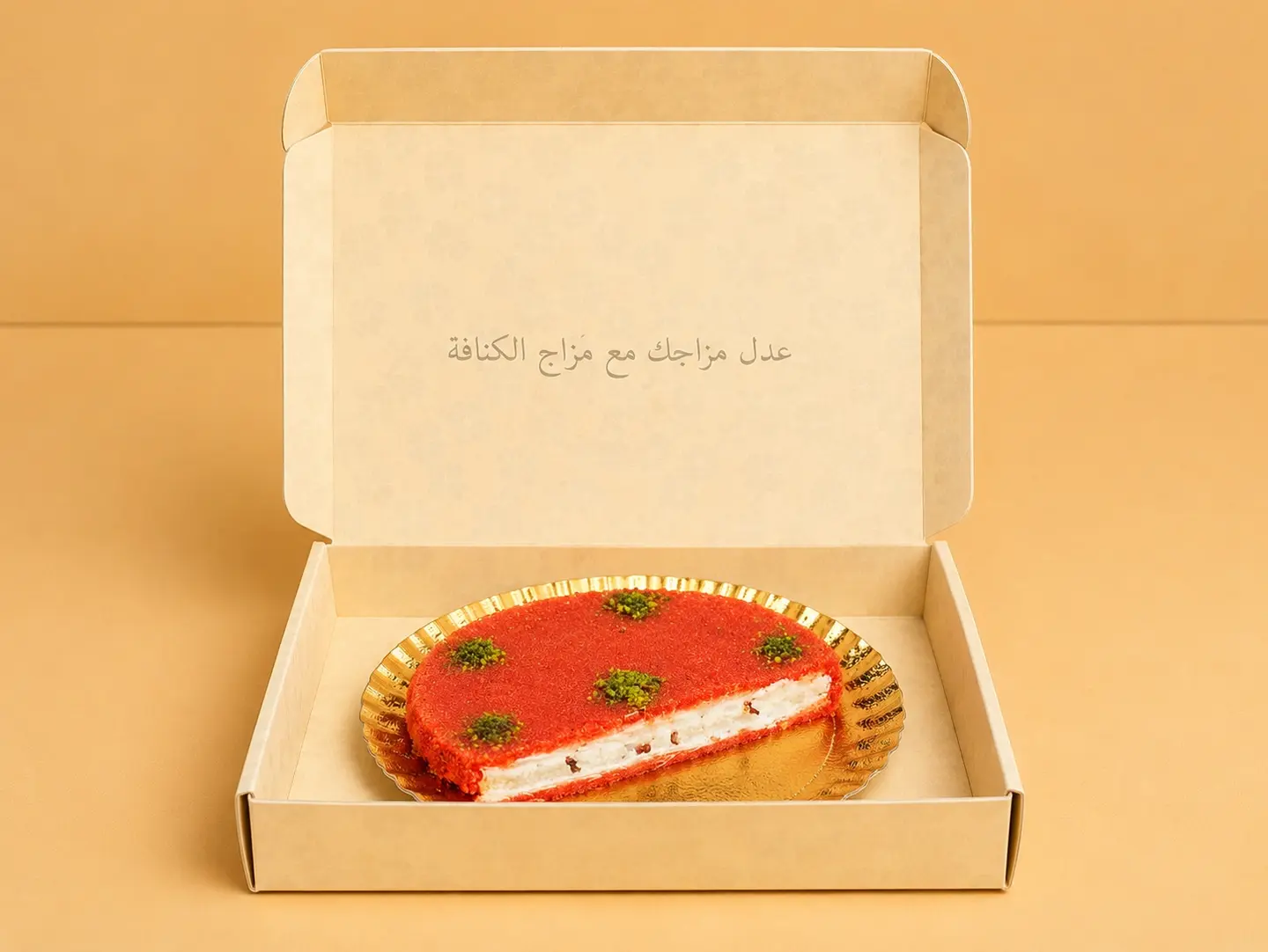 كنافة نابلسية بالقشطة - صغير