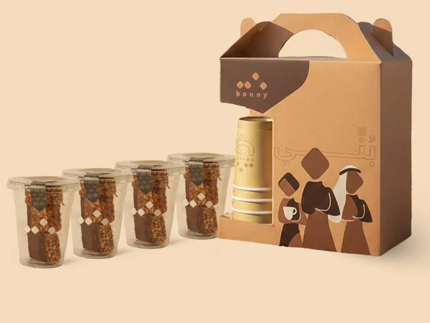 بوكس قهوة اليوم المختصه و 4 رايس كريسبي