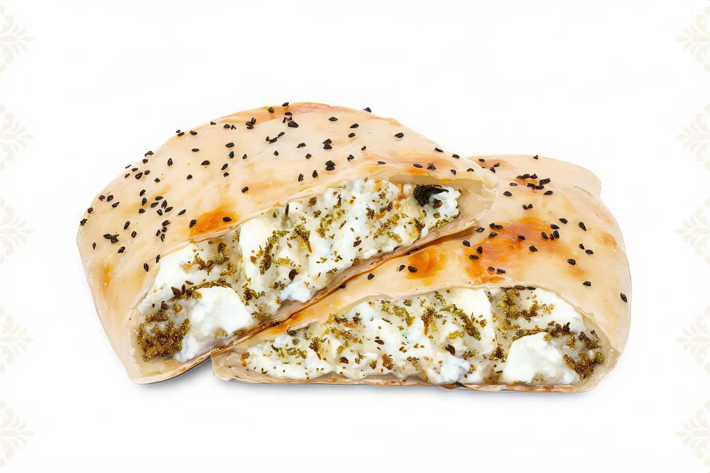 فطيرة لبنة بالزعتر - صغير