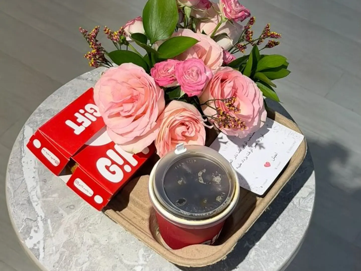 قهوى بارده مع كوكيز