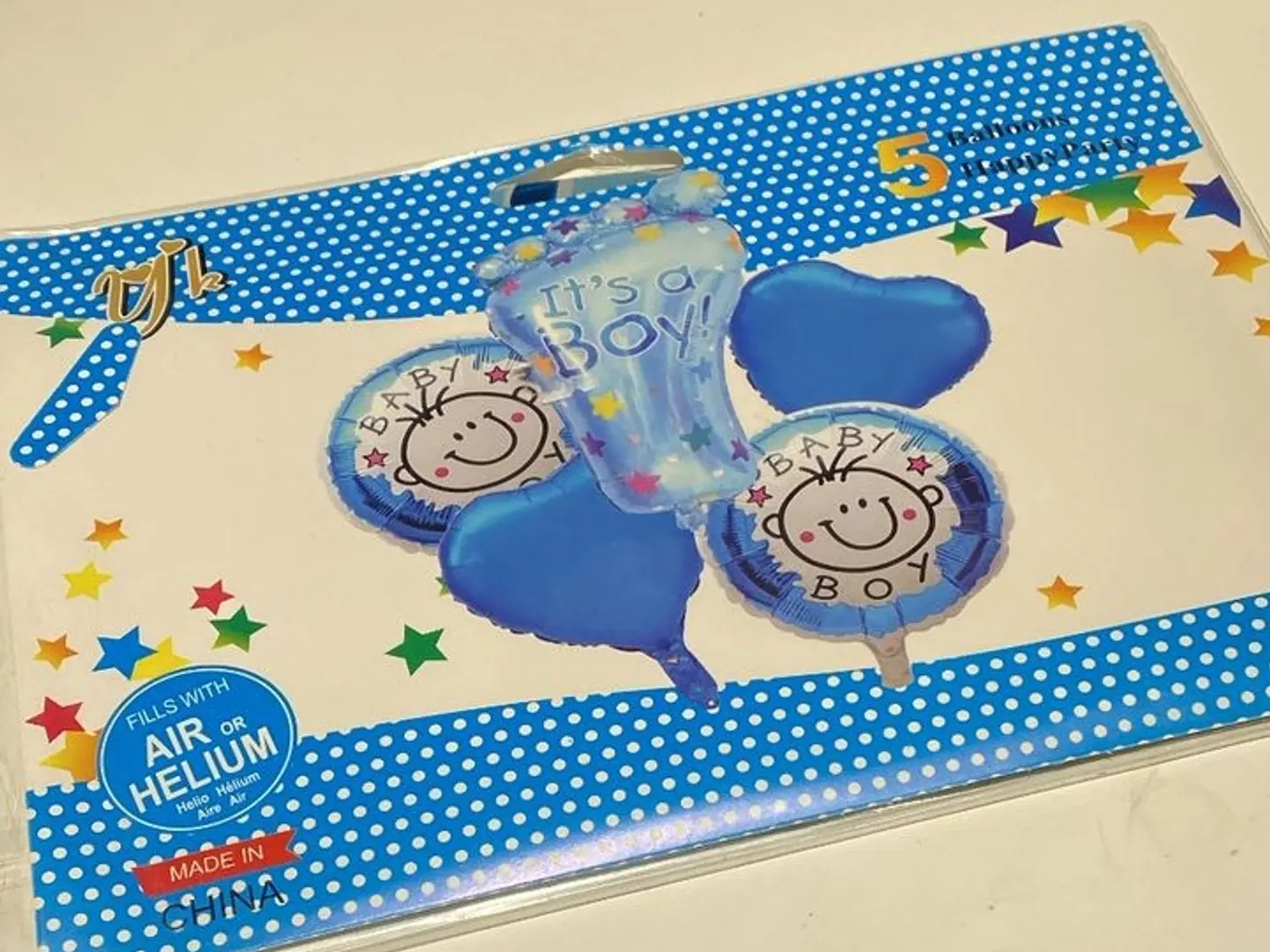 مجموعة بالونات تحديد الجنس ولد 1