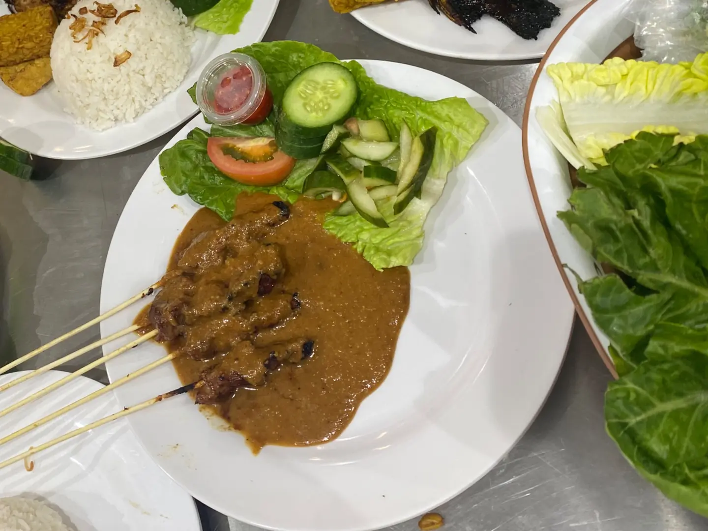 غنم ساتاي مشوي 5 أسياخ