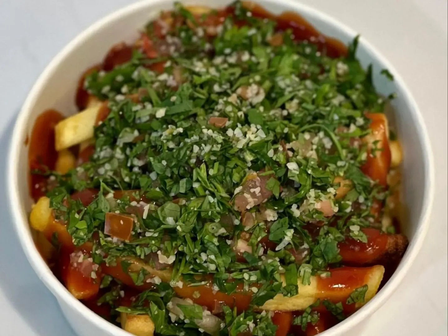 بطاطس مع التبولة