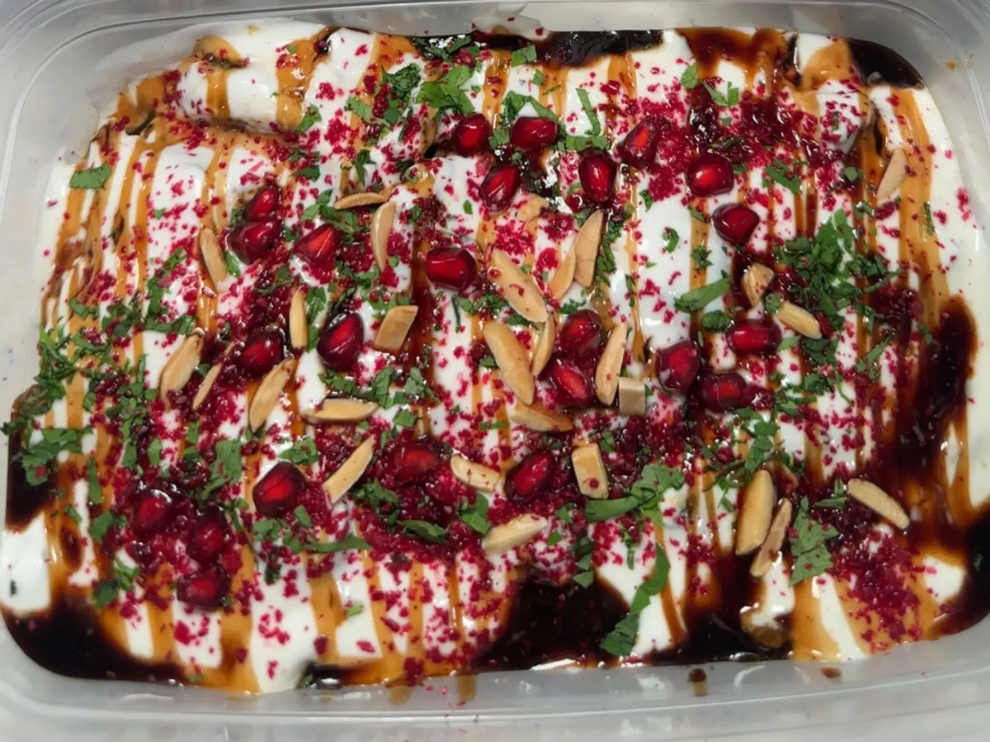 فتة ورق عنب حار حجم كبير