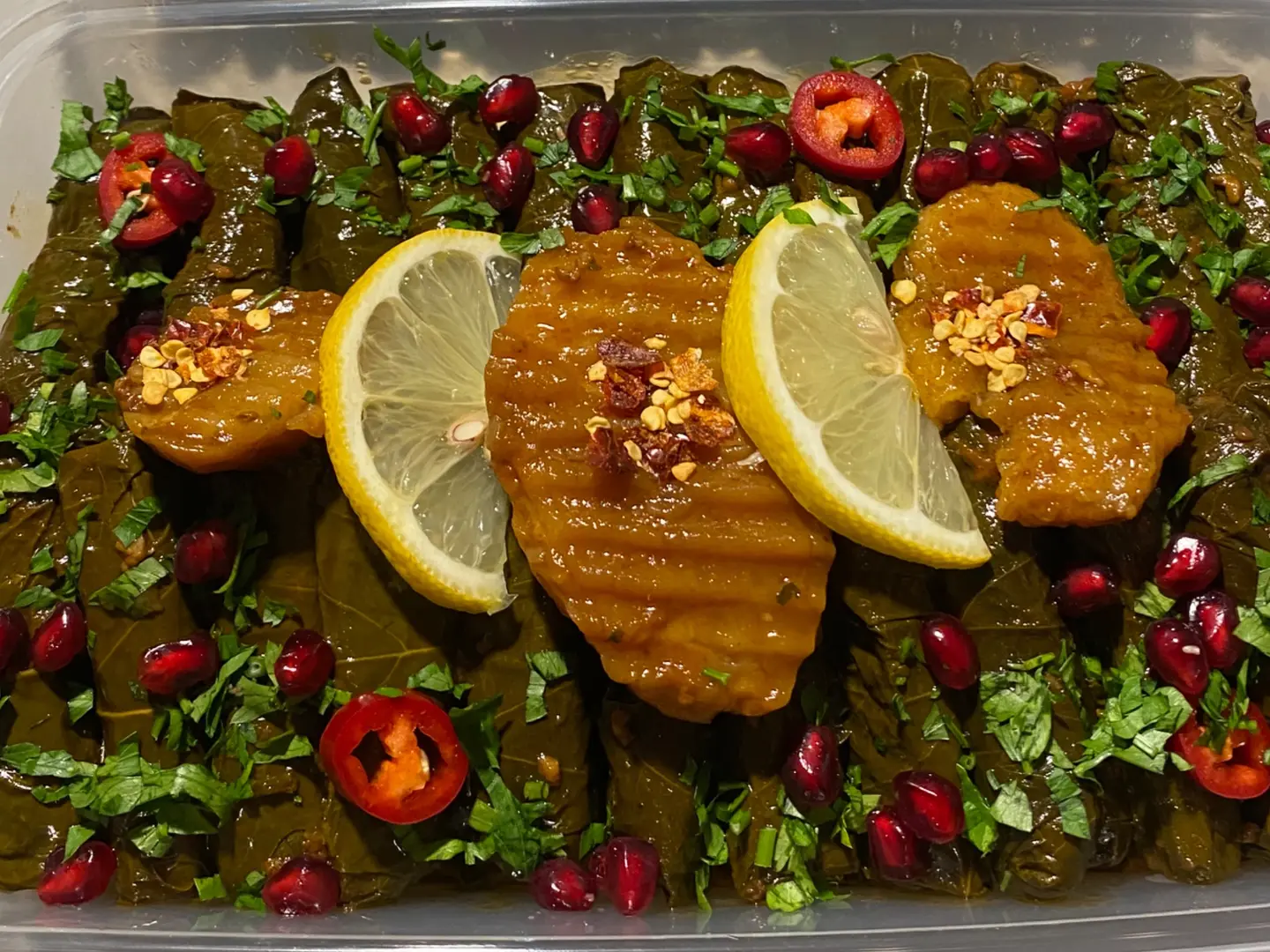 ورق عنب صغير ١٥ حبة