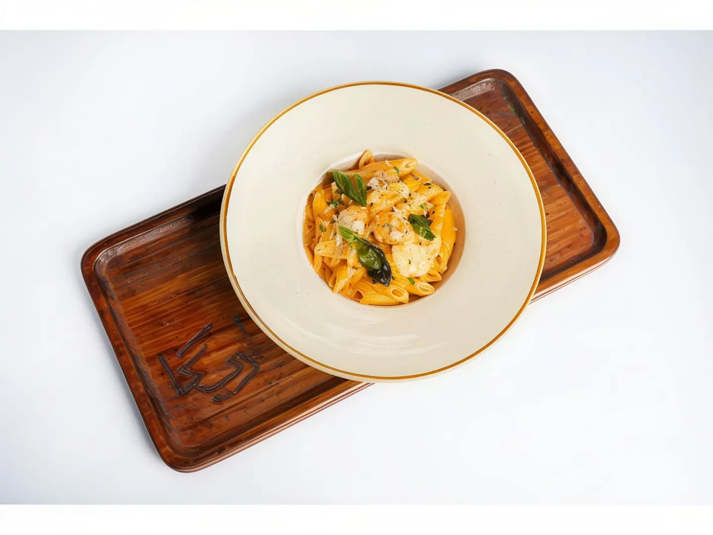 Penne Arrabbiata With Shrimp