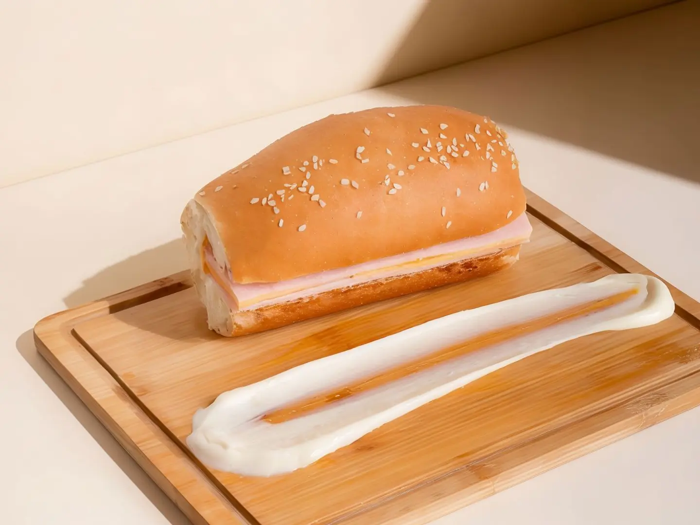 باغيت بأربعة أنواع من الجبن