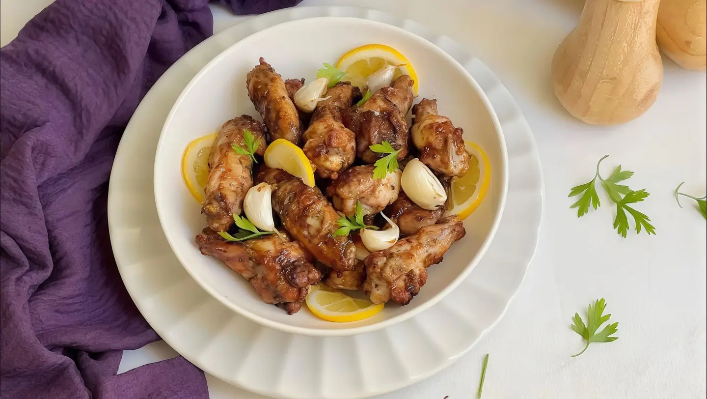Garlic Pepper Chicken Wings