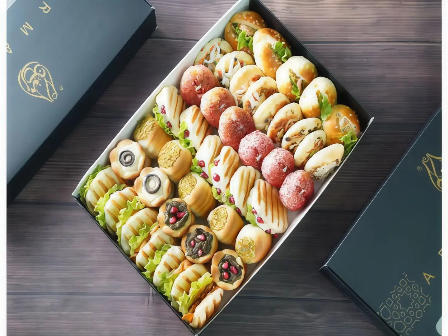 Box Of French Pastries 1 Kg