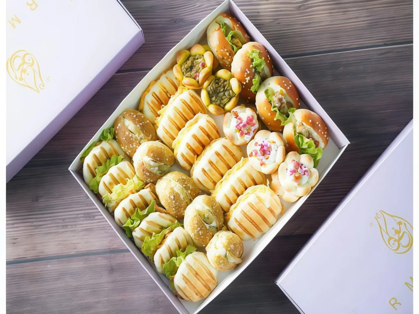 Box Of French Pastries 500 Grams