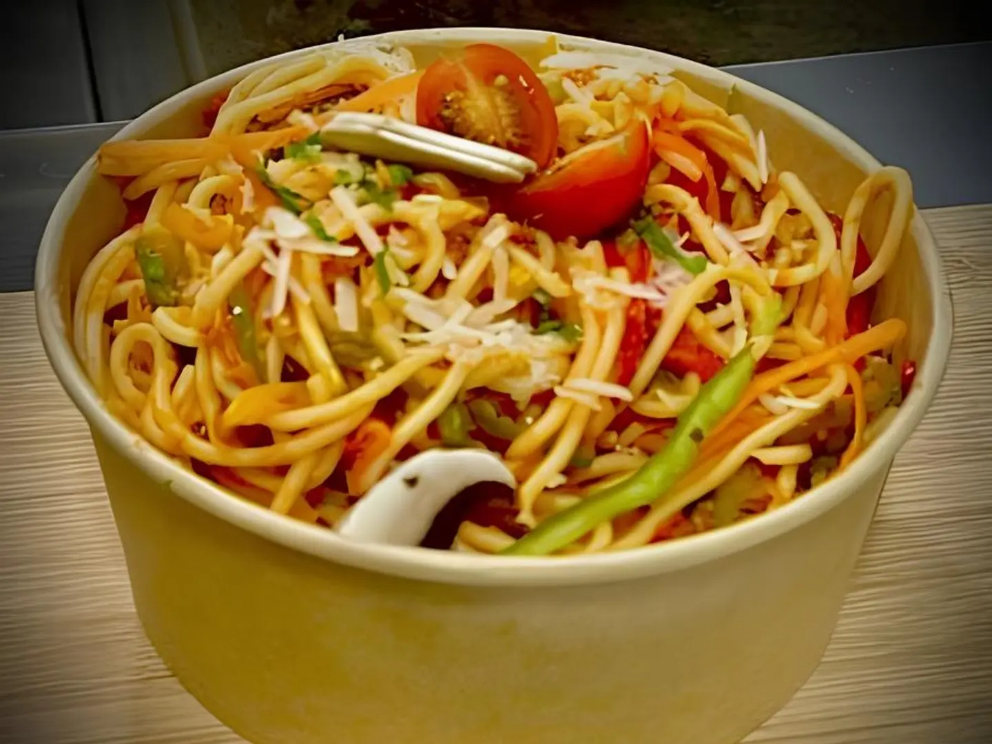 مكرونة خضار