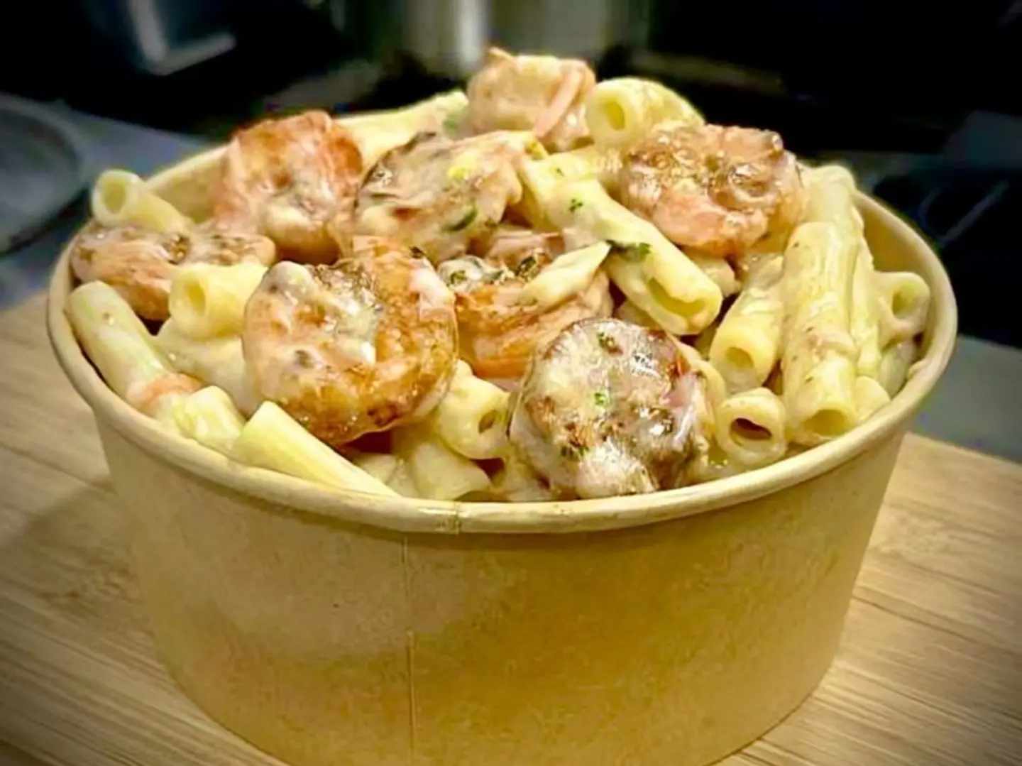 مكرونة جمبري